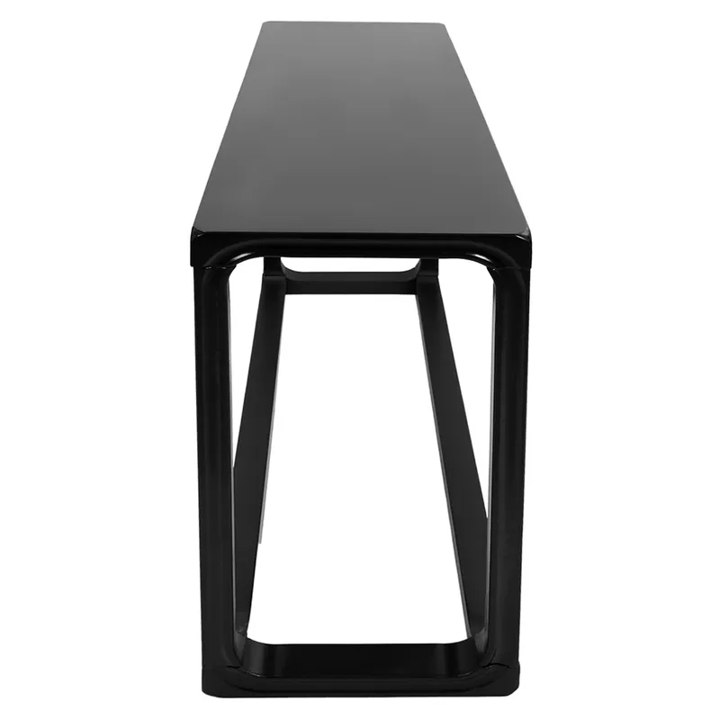 Cadie Console Table Black, 120cm W x 40cm D x 76cm H (RRP $583) - Image 4