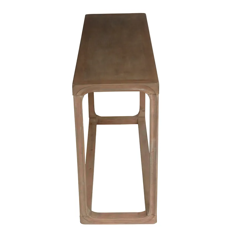 Cadie Console Table Walnut Wash, 120cm W x 40cm D x 76cm H (RRP $583) - Image 4