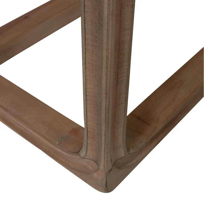Cadie Console Table Walnut Wash, 120cm W x 40cm D x 76cm H (RRP $583) - Image 6