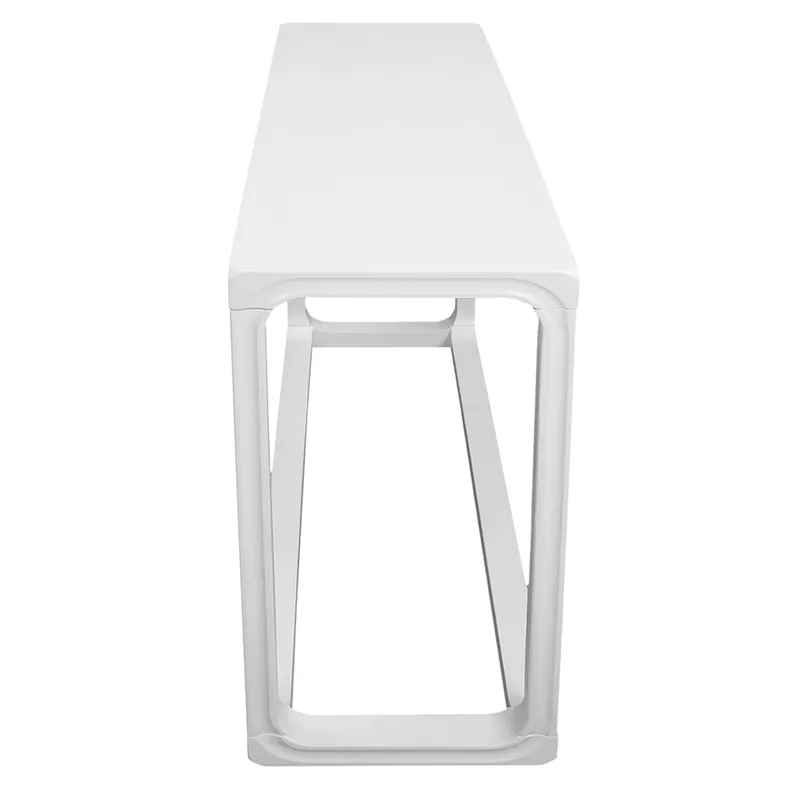 Cadie Console Table White, 120cm W x 40cm D x 76cm H (RRP $583) - Image 3