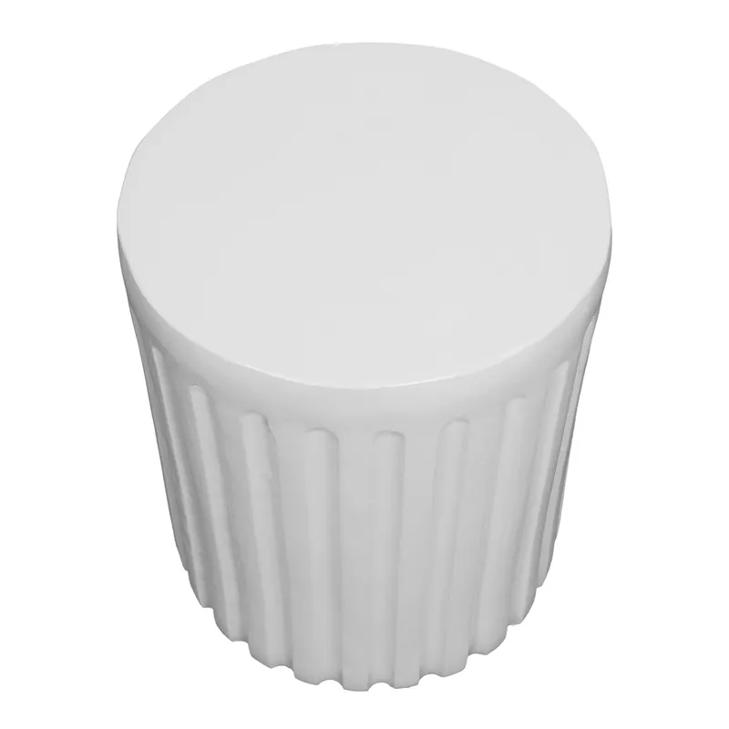 Caleb Side Table White, 39.5cm W x 39.5cm D x 47cm H (RRP $319) - Image 3