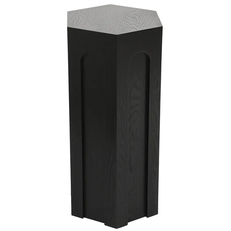 Winston Tall Side Table Black, 30cm W x 26cm D x 61cm H (RRP $209) - Image 2