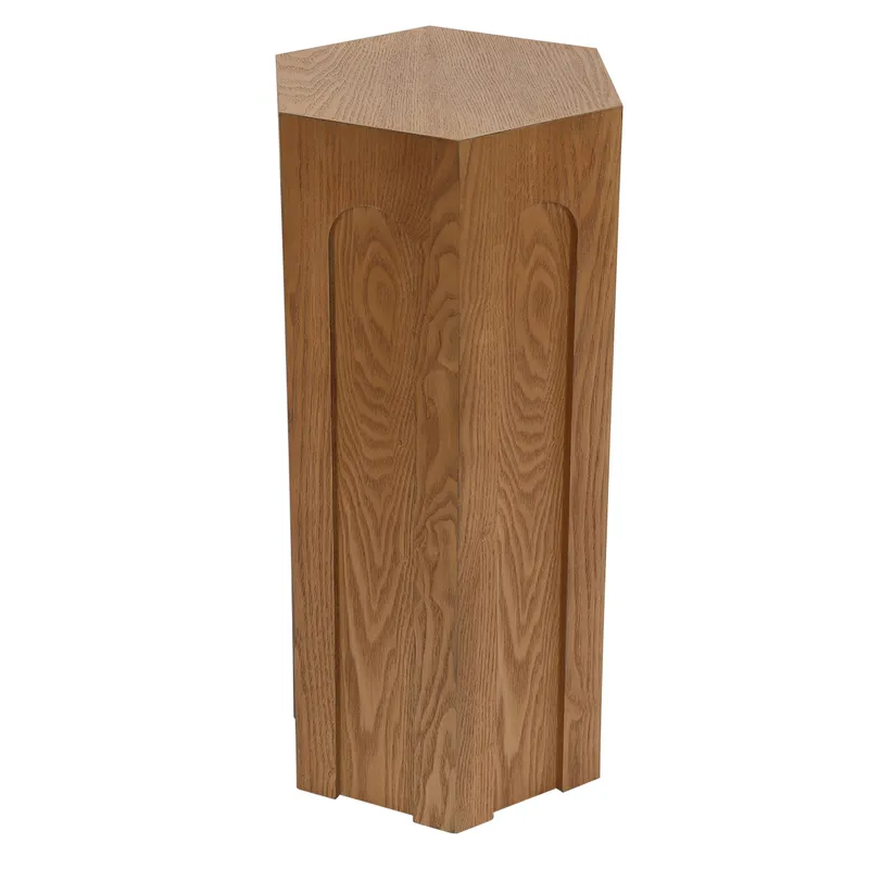 Winston Tall Side Table Walnut, 30cm W x 26cm D x 61cm H (RRP $209) - Image 3