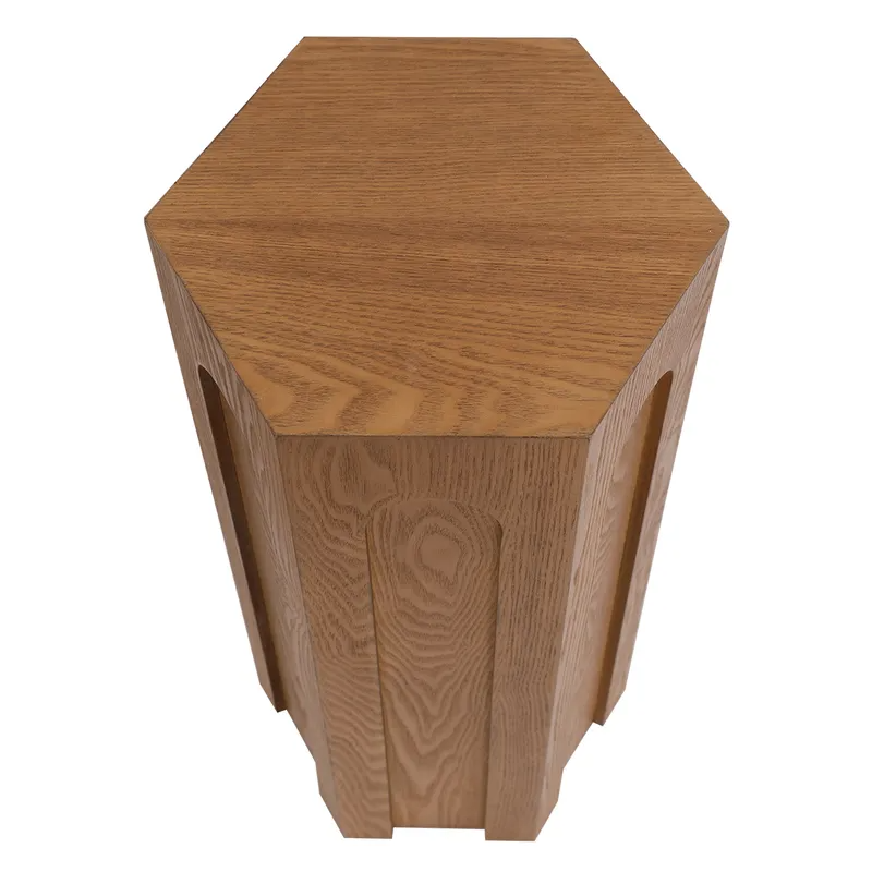 Winston Tall Side Table Walnut, 30cm W x 26cm D x 61cm H (RRP $209) - Image 4