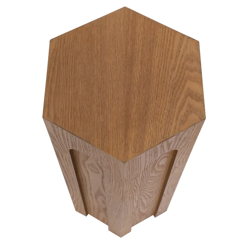 Winston Tall Side Table Walnut, 30cm W x 26cm D x 61cm H (RRP $209) - Image 5