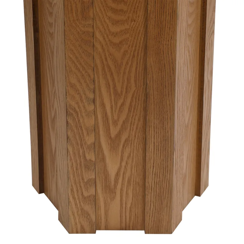Winston Tall Side Table Walnut, 30cm W x 26cm D x 61cm H (RRP $209) - Image 7