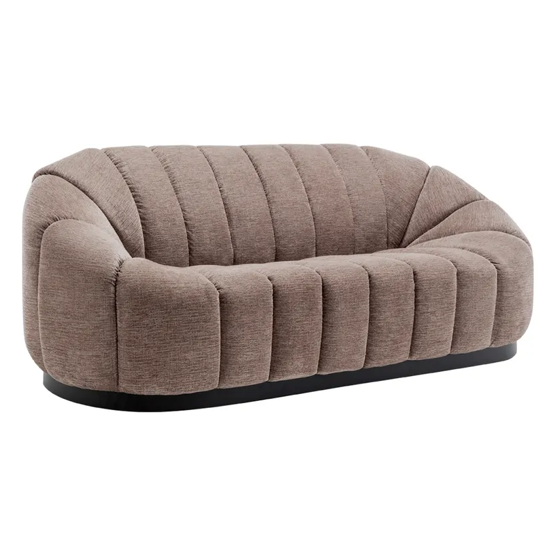 Avalon 2.5 Seater Sofa Mink Chenille, 212cm W x 107cm D x 85cm H (RRP $3619) - Image 2