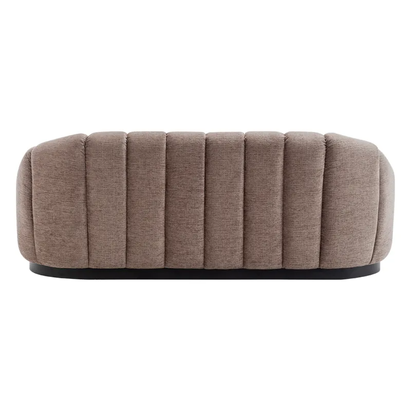 Avalon 2.5 Seater Sofa Mink Chenille, 212cm W x 107cm D x 85cm H (RRP $3619) - Image 3