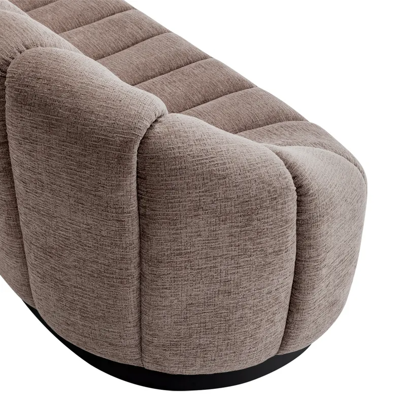 Avalon 2.5 Seater Sofa Mink Chenille, 212cm W x 107cm D x 85cm H (RRP $3619) - Image 7
