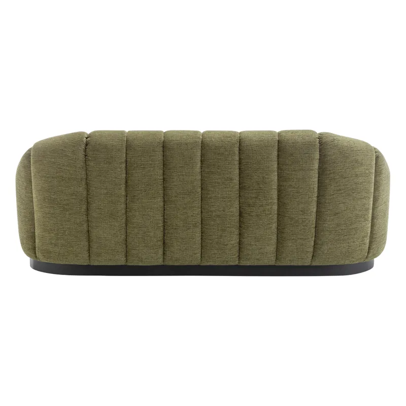 Avalon 2.5 Seater Sofa Olive Chenille, 212cm W x 107cm D x 85cm H (RRP $3619) - Image 3