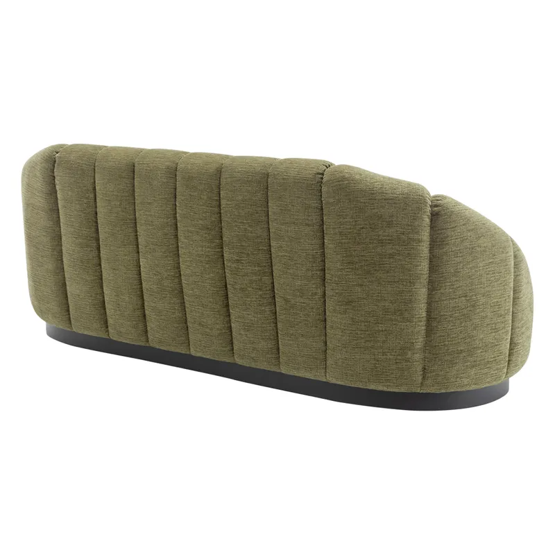Avalon 2.5 Seater Sofa Olive Chenille, 212cm W x 107cm D x 85cm H (RRP $3619) - Image 4
