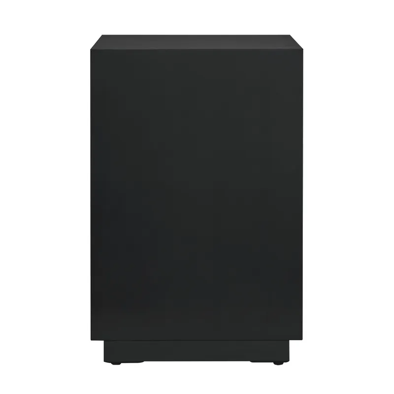 Balmain Bedside Table Petite Black, 40cm W x 40cm D x 65cm H (RRP $1199) - Image 5