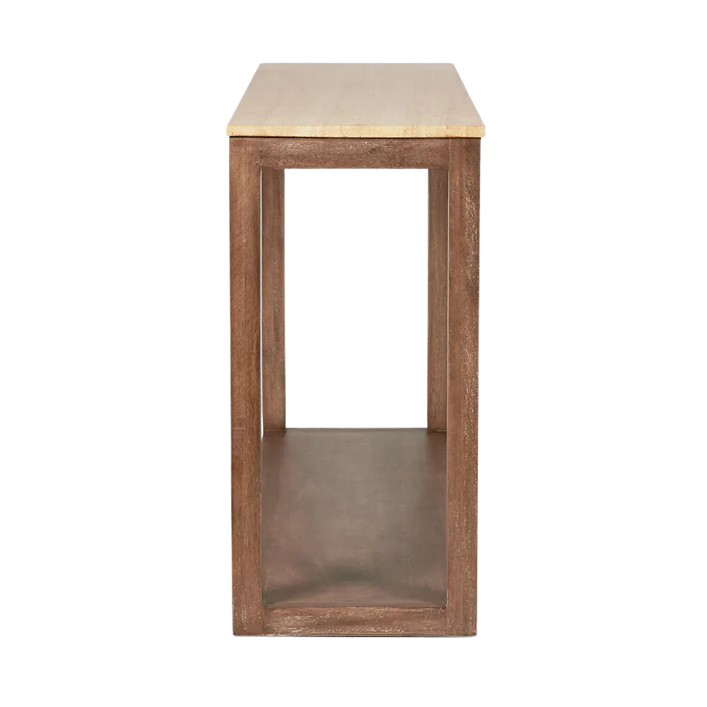 Denver Travertine Console Natural, L 40cm W 150cm H 80cm (RRP $1969) - Image 3