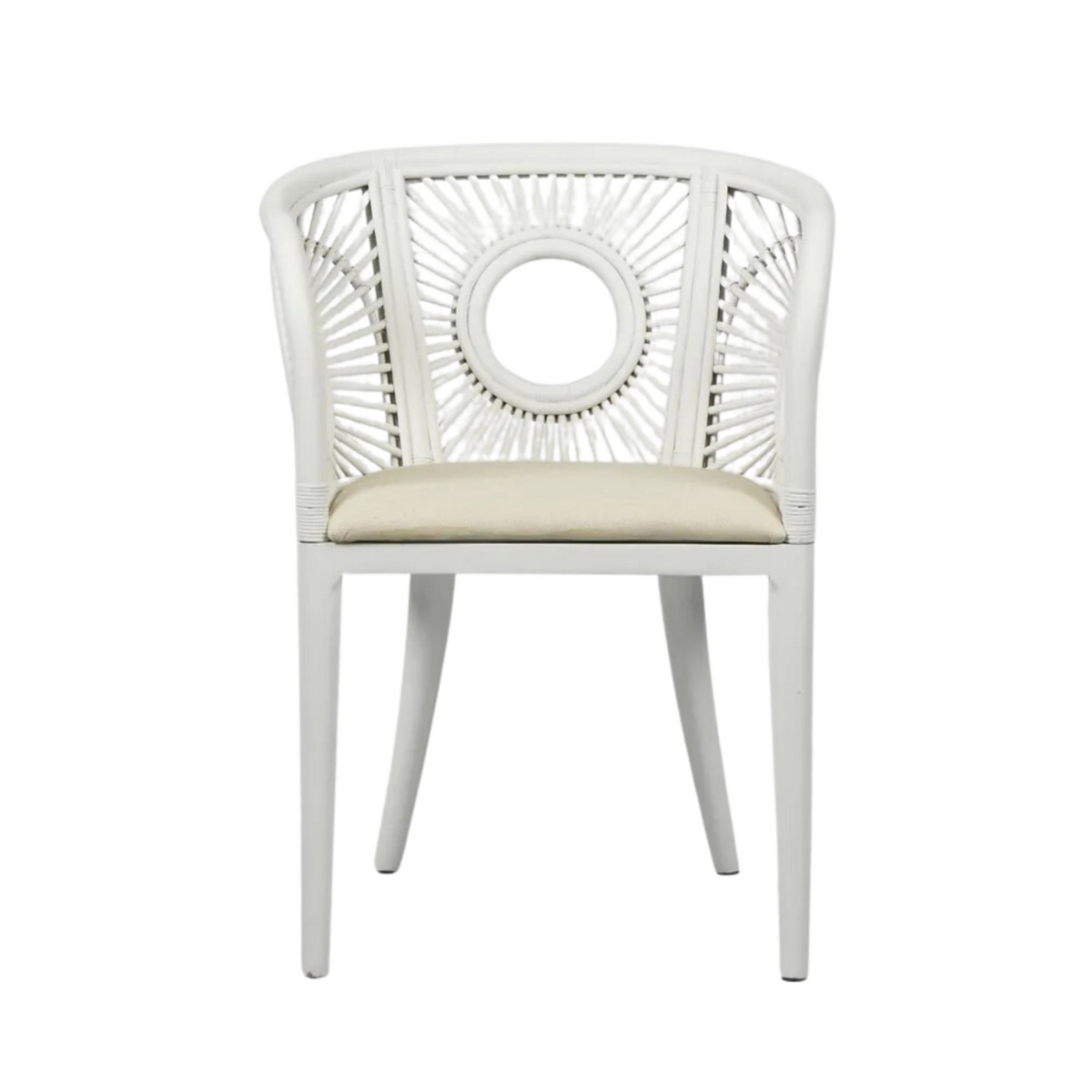 Solstice Dining Chair White, L 60cm W 59cm H 82cm (RRP $569) - Image 5