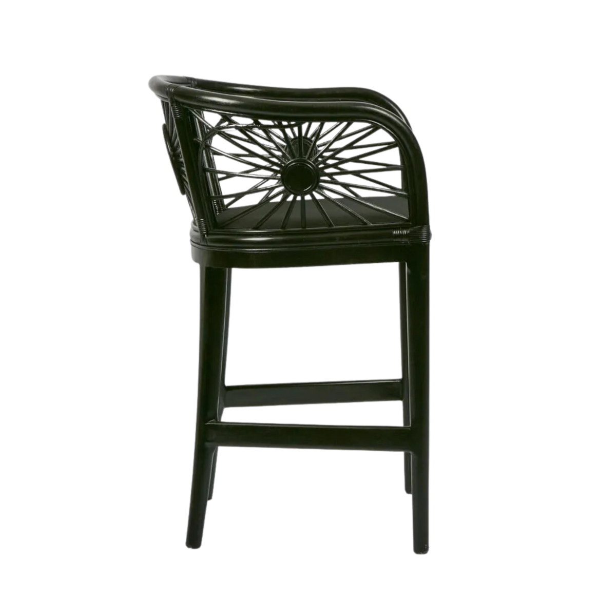 Solstice Counter Stool Black, L 59cm W 57cm H 90cm (RRP $670) - Image 3