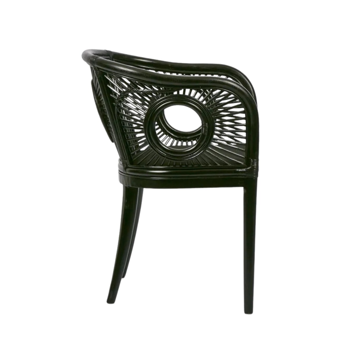 Solstice Dining Chair Black L 60cm W 59cm H 82cm (RRP $599) - Image 4