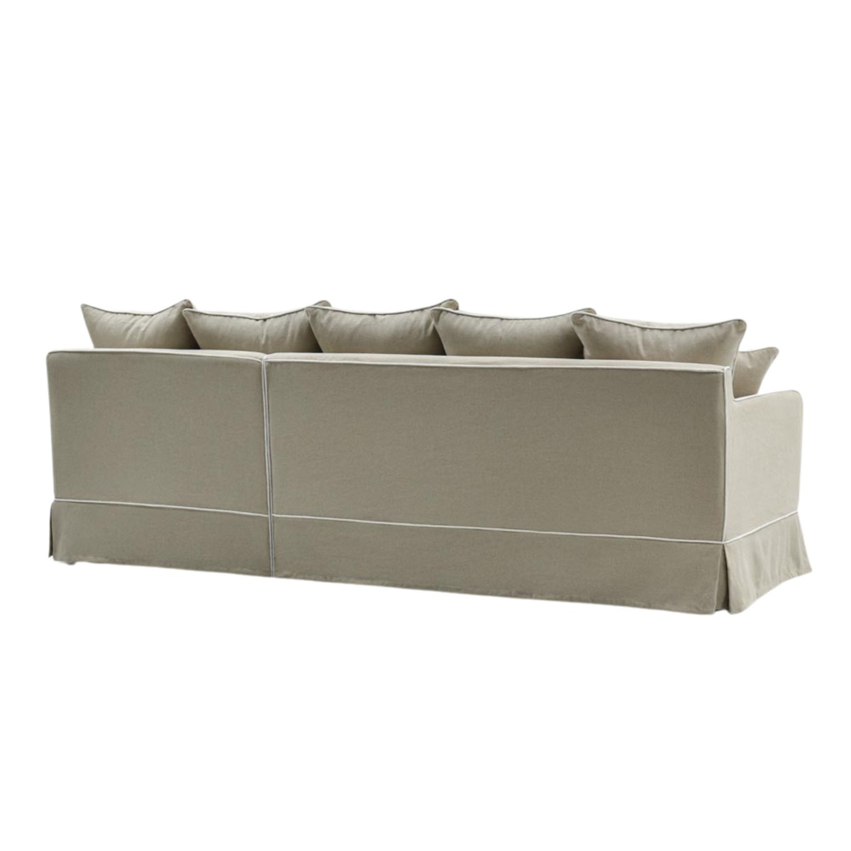 Noosa 3 Seater Left Chaise Sofa Natural, W 259cm D 166cm H 80cm (RRP $4999) - Image 4