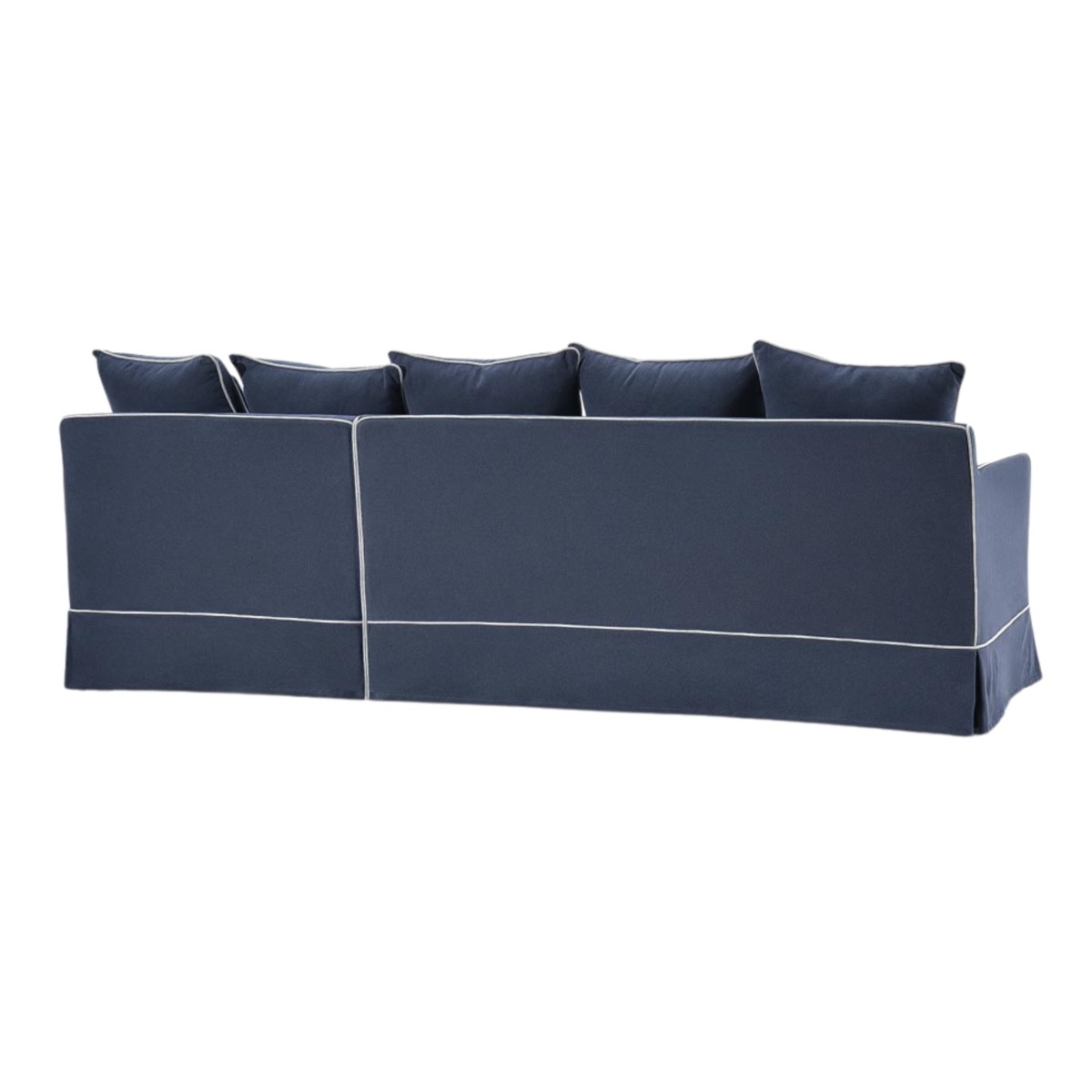 Noosa 3 Seater Right Chaise Sofa Navy, W 259cm D 166cm H 80cm (RRP $4999) - Image 4