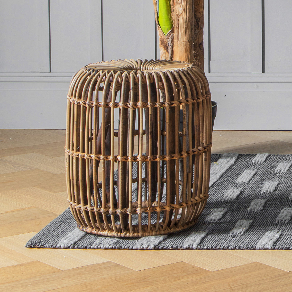 Rafael Side Table Small Natural, W 35cm D 35cm H 45cm (RRP $249) - Image 3