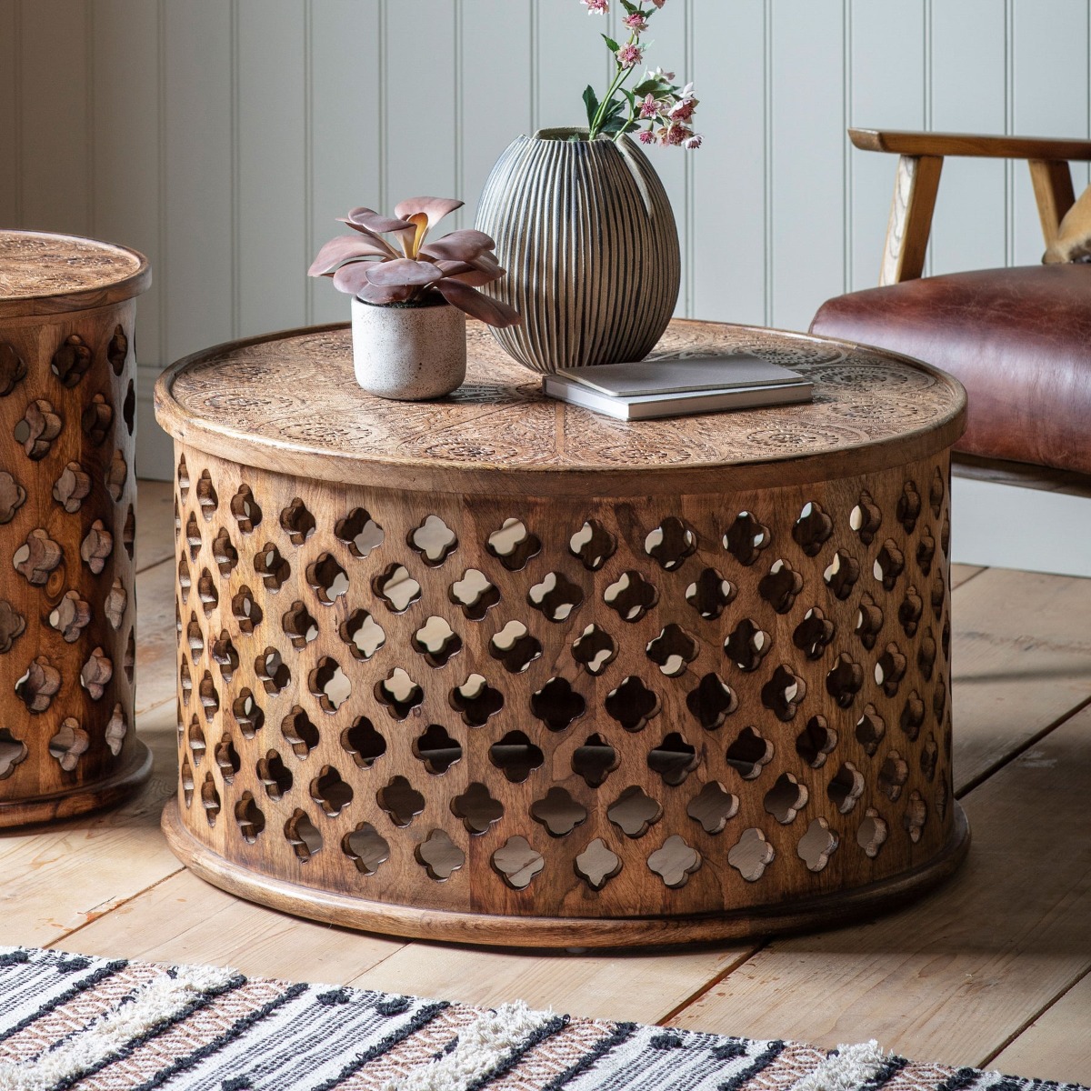 Jaipur Coffee Table Natural, W 82cm D 82cm H 43cm (RRP $1,099) - Image 7