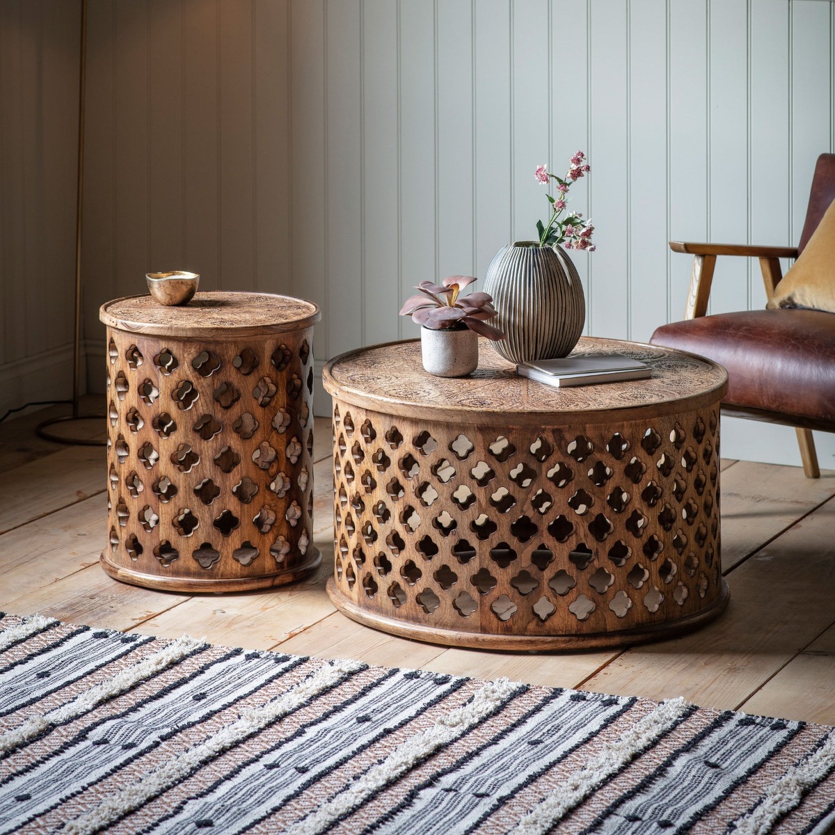 Jaipur Coffee Table Natural, W 82cm D 82cm H 43cm (RRP $1,099) - Image 6