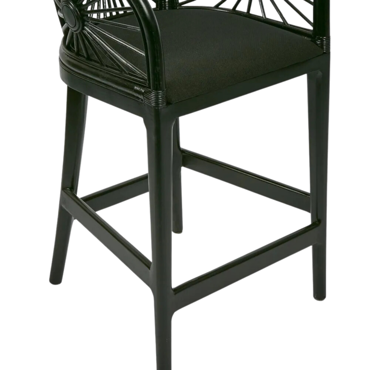 Solstice Counter Stool Black, L 59cm W 57cm H 90cm (RRP $670) - Image 5