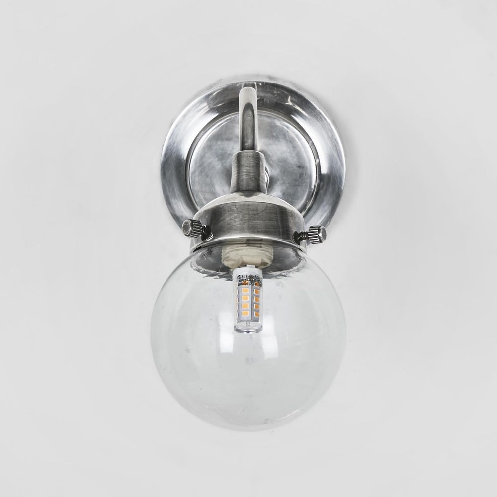 Beacon Outdoor Wall Lamp Antique Silver (RRP $352) - Image 2