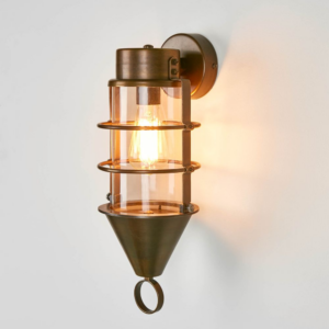 Eastwood Outdoor Wall Light Brass (RRP $627)