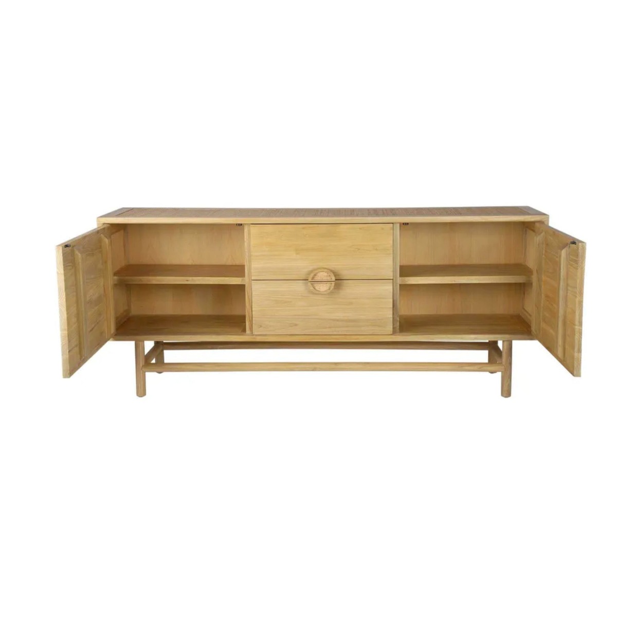 Rondo Sideboard Natural, W 180cm D 44cm H 76cm (RRP $2990) - Image 5