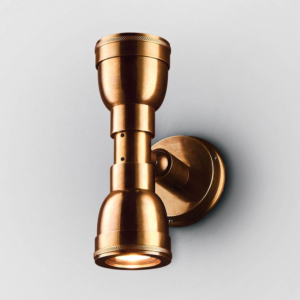Bayport Outdoor Wall Light Antique Brass (RRP $657.80)