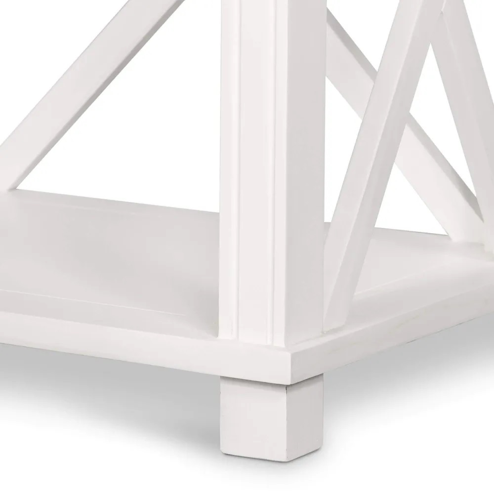 West Beach 2 Drawer Hamptons 130cm Console White, L 50cm W 130cm H 85cm (RRP $1299) - Image 6