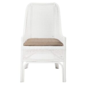 Southbeach Hamptons Dining Chair White, W 54 D 56 H 96cm (RRP $449)