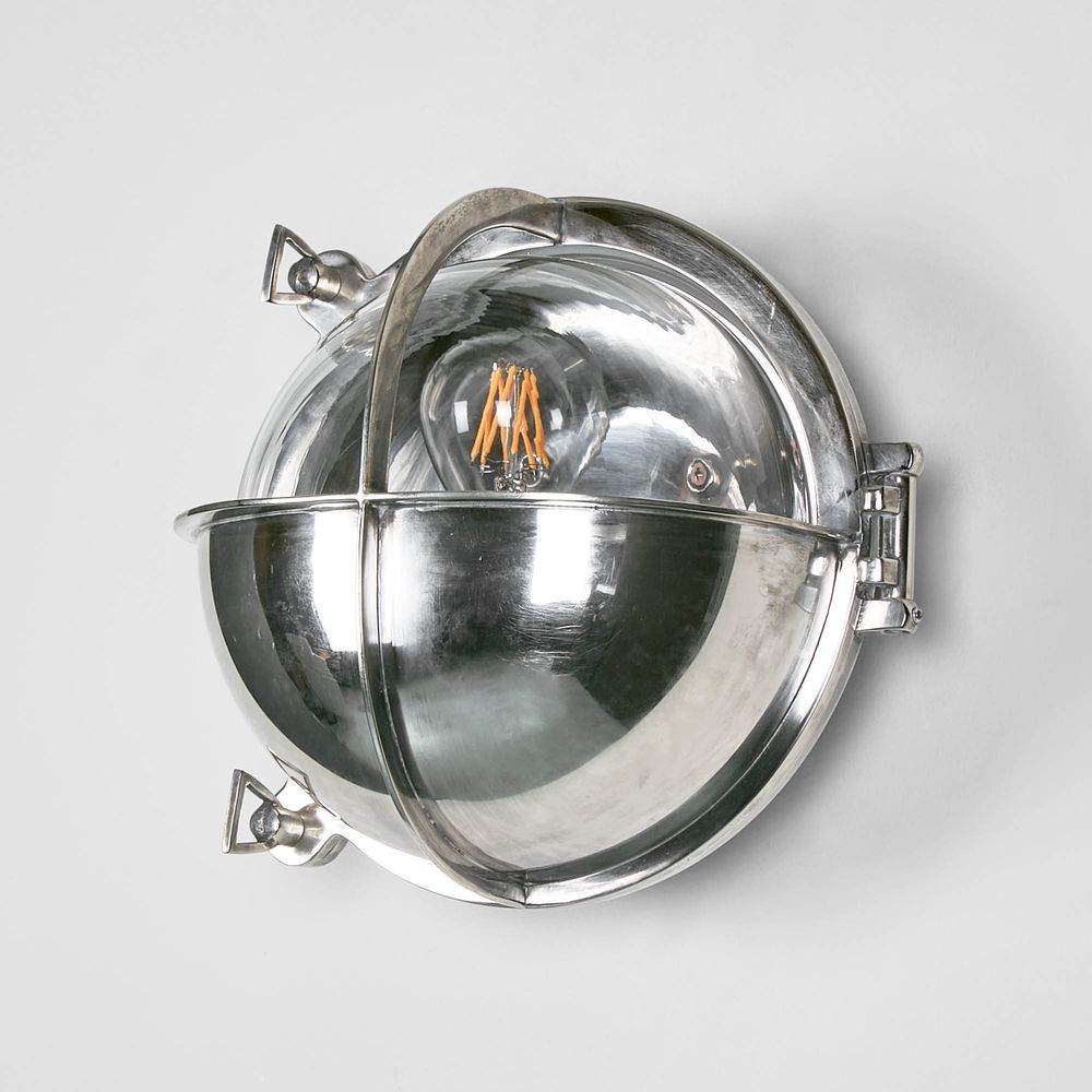 Vienna Outdoor Wall Light Antique Silver (RRP $726) - Image 4