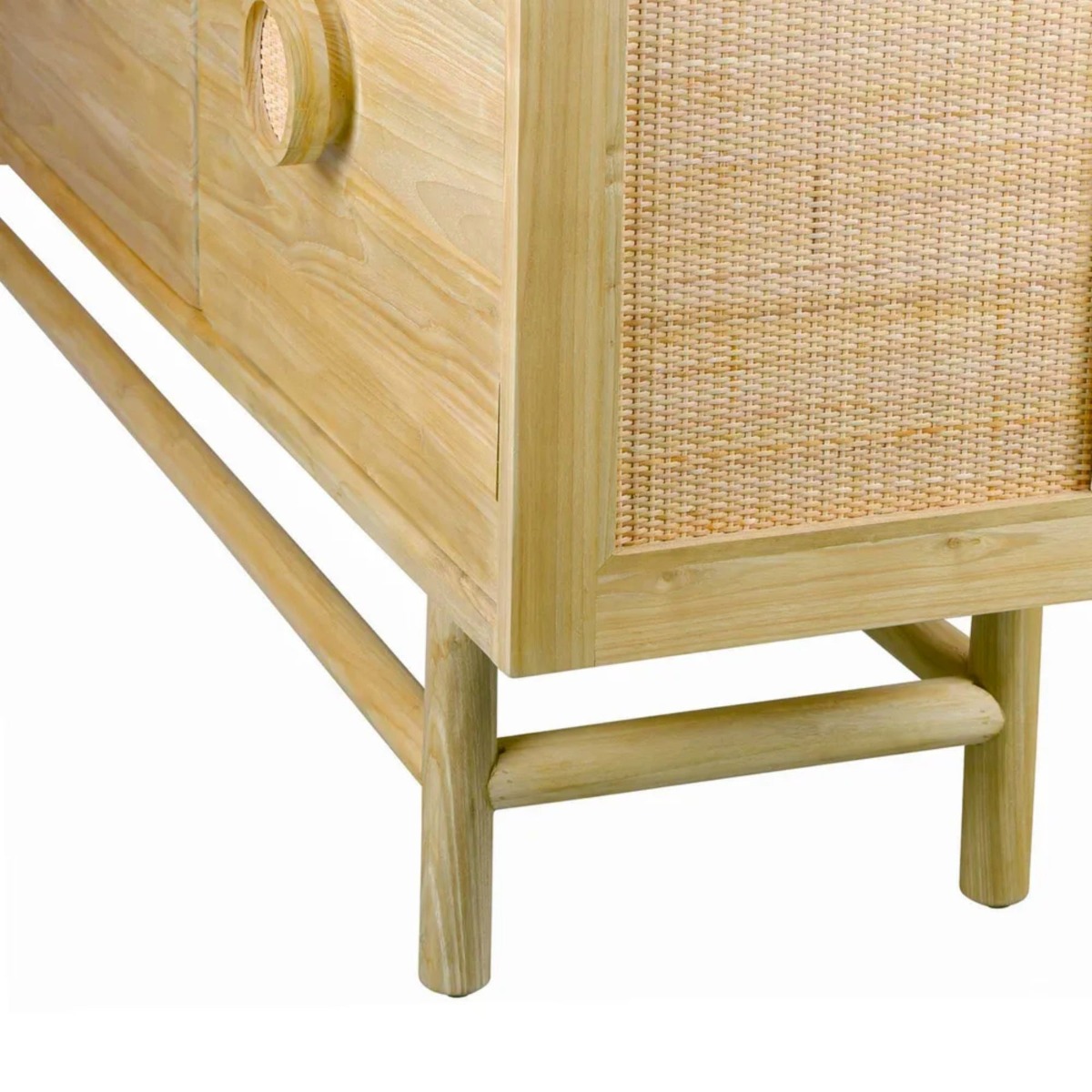 Rondo Sideboard Natural, W 180cm D 44cm H 76cm (RRP $2990) - Image 3