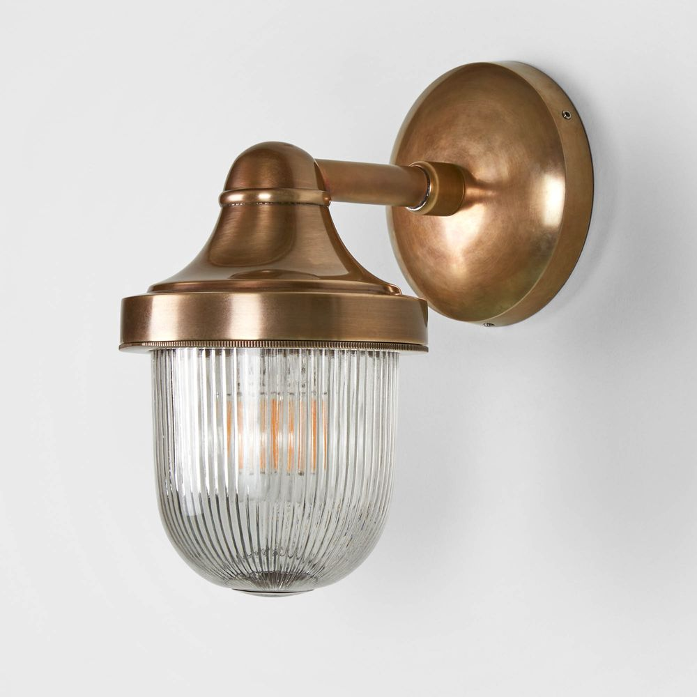 Jade Outdoor Wall Light Brass (RRP $549) - Image 4