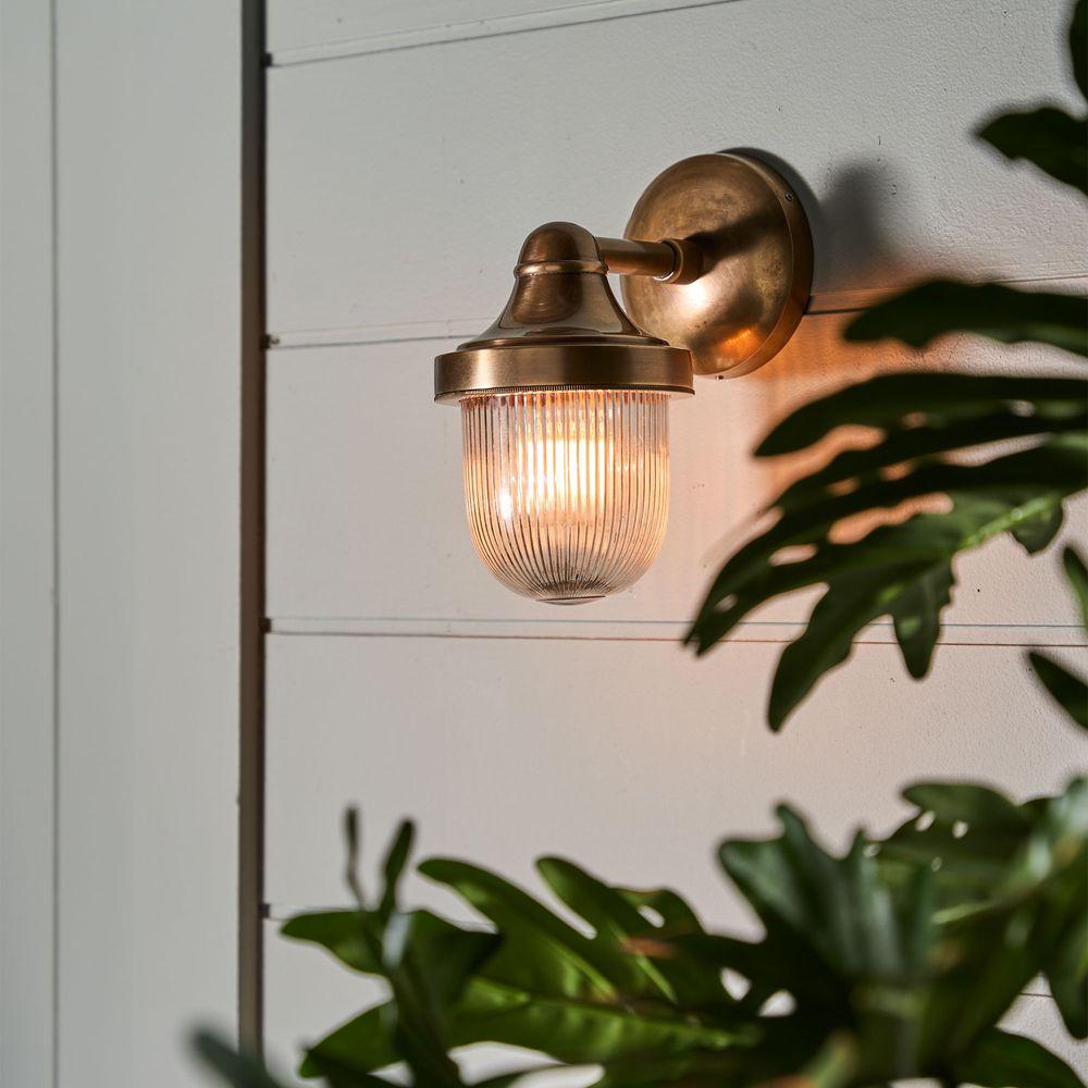 Jade Outdoor Wall Light Brass (RRP $549) - Image 2