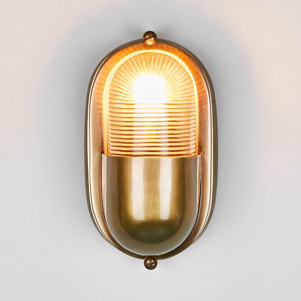 Anchor Outdoor Wall Light Brass (RRP $495) - Image 3