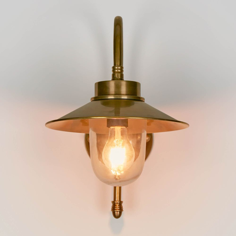 Legacy Outdoor Wall Light Antique Brass (RRP $635.80) - Image 3
