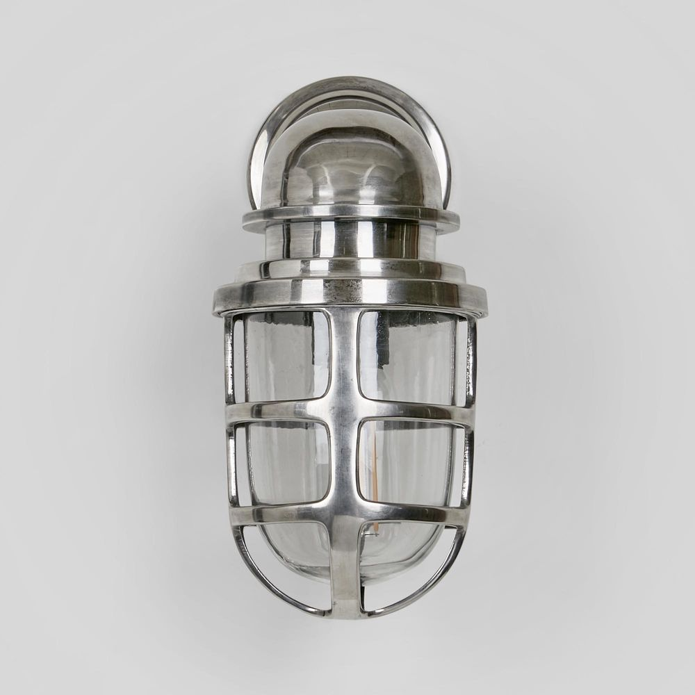 Porto Outdoor Wall Light Antique Silver (RRP $649) - Image 2