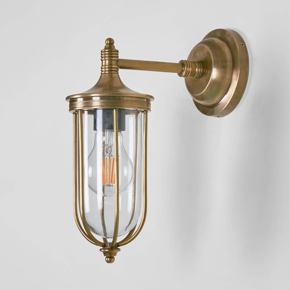 Noosa Outdoor Wall Light Antique Brass (RRP $429) - Image 4