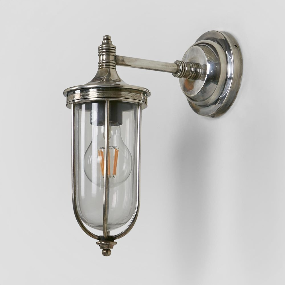 Noosa Outdoor Wall Light Antique Silver (RRP $429) - Image 4