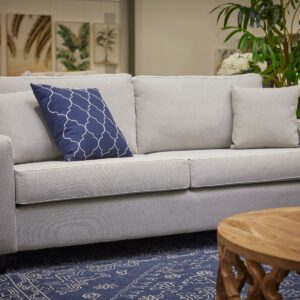 "Amalfi" Australian Made Hamptons Style 2.5 Seater Lounge, 180cm x 93cm x 80cmH, 5 Colours (RRP $2299)