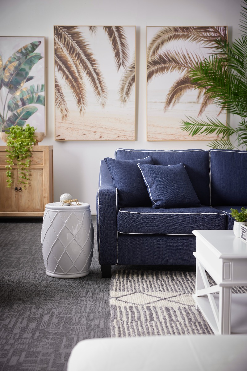 "Amalfi" Hamptons Style 5 Seater Australian Made Lounge, 320cm x 95cm x 80cmH, 5 Colours (RRP $3999) - Image 3