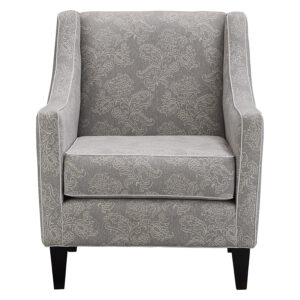 EOFY SALE!! "Amelie" Australian Made Hamptons Style Occasional Armchair, Mandalay Pewter (RRP $1499)