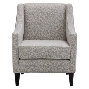 SPRING SALE!! "Amelie" Australian Made Hamptons Style Occasional Armchair, Coral Fabric - Marina Cove Pewter (RRP $1499)