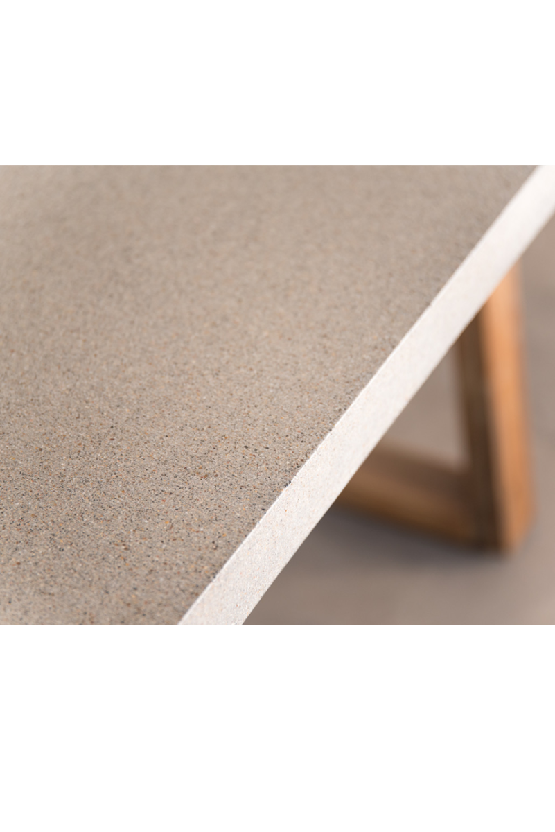 2.4m Sierra Elkstone Rectangular Dining Table – Speckled Grey with Light Honey Legs - Image 11