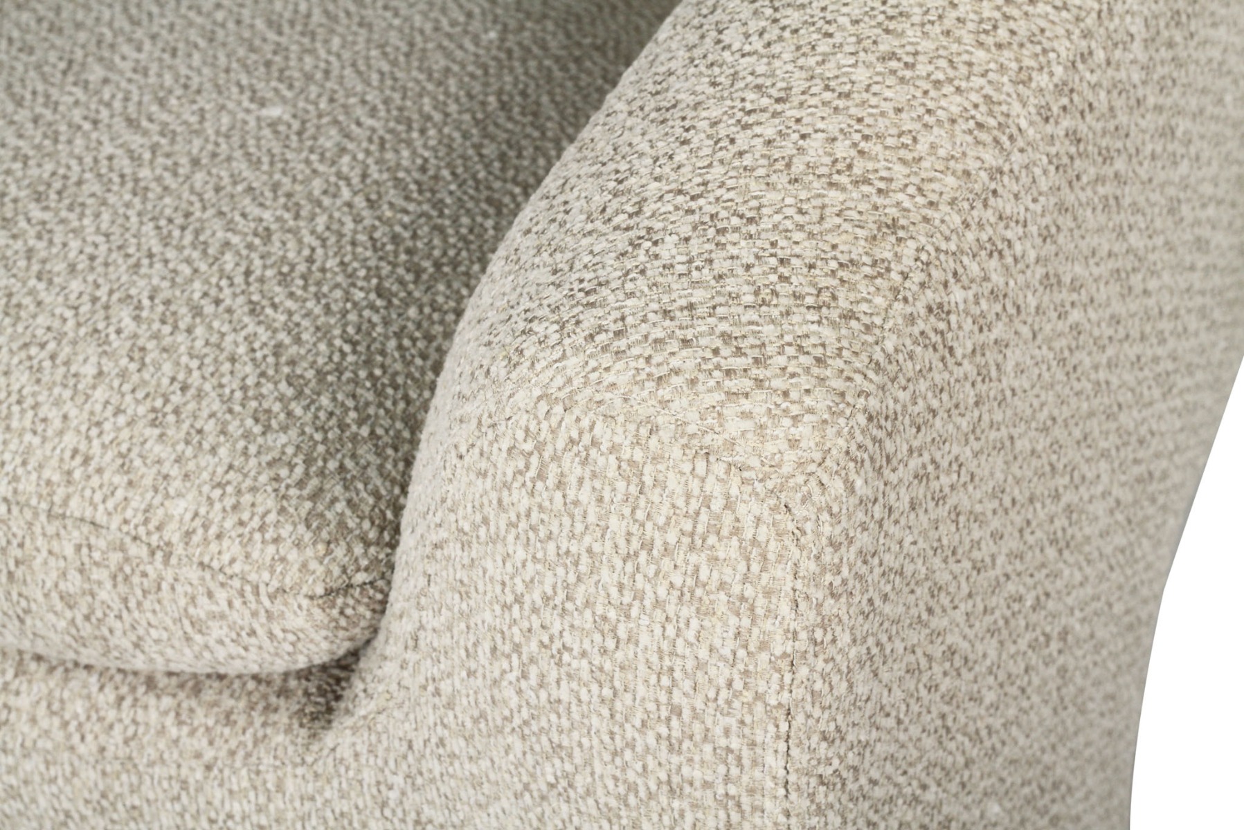 Freja Armchair Ivory, W 78cm x D 79.5cm x H 72cm - Image 7