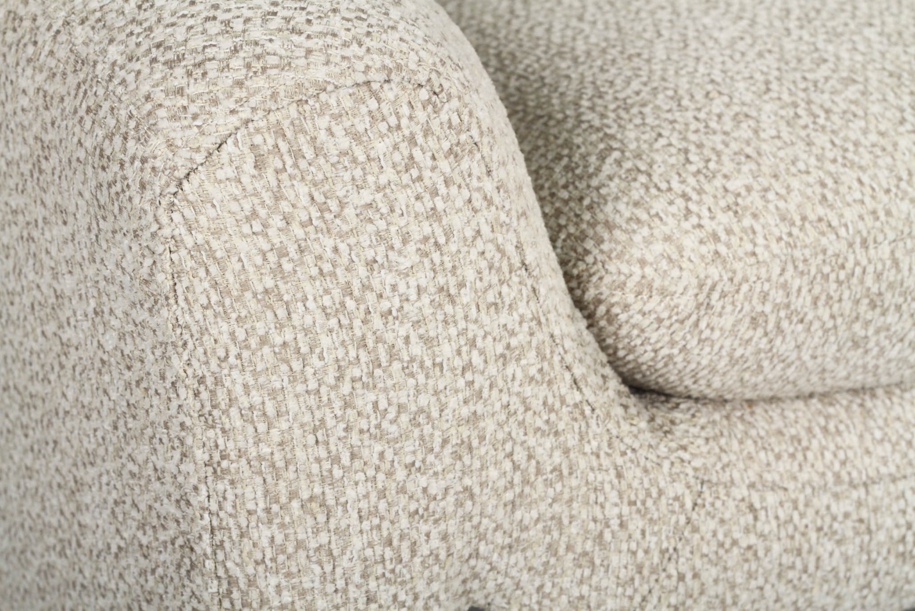 Freja Armchair Ivory, W 78cm x D 79.5cm x H 72cm - Image 8