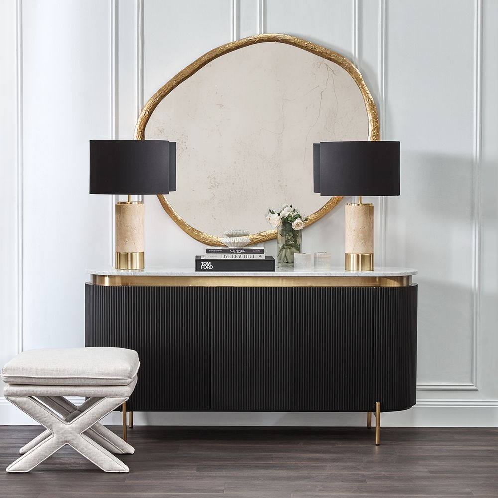 Demarco Buffet Black, 160cm W x 45cm D x 81cm H (RRP $5049) - Image 4