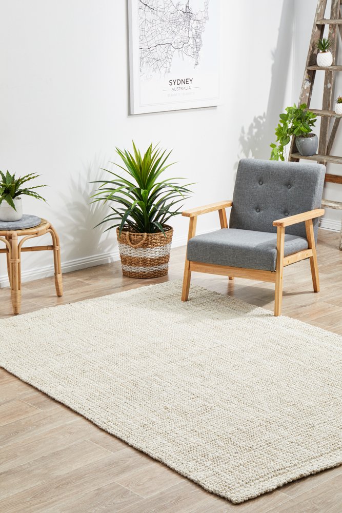 Atrium Barker Hamptons Style Indoor Rug Bleach - Image 2